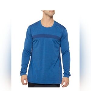 Stio Men's Deep Blue Long Sleeve Tee